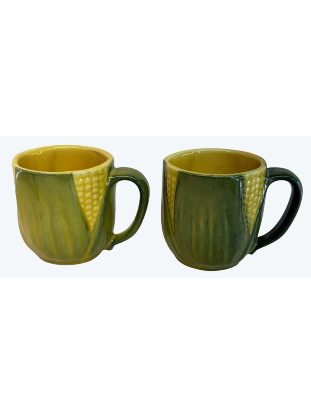 2 Vintage Shawnee Pottery King Corn  Mugs 69